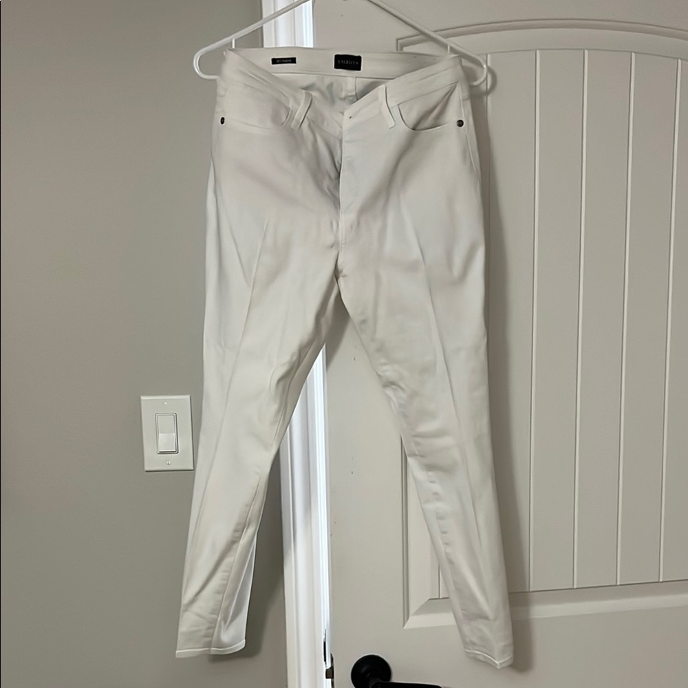 Talbot’s White Slim Jegging Fit Pants